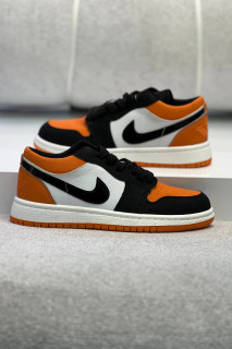 کتونی air jordan1 نارنجی سفید