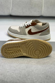 کتونی air jordan1 کرم قهوه ای