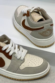 کتونی air jordan1 کرم قهوه ای