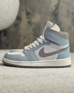 کتونی Air jordan1 high آبی طوسی