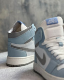 کتونی Air jordan1 high آبی طوسی